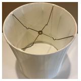 Porcelain Figurine Table Lamp with Fabric Shade Porcelain Figurine Table Lamp with Fabric Shade