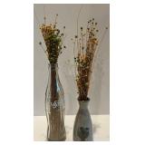 Collection of Home Decor: Glass Bottles, Red Lantern, and Musical Wooden Handcarved Handcar Model Collection of Home Decor: Glass Bottles, Red Lantern, and Musical Wooden Handcarved Handcar Model