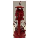 Collection of Home Decor: Glass Bottles, Red Lantern, and Musical Wooden Handcarved Handcar Model Collection of Home Decor: Glass Bottles, Red Lantern, and Musical Wooden Handcarved Handcar Model