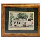 Set of 4 Framed Vintage Prints Featuring Excelsior Amusement Park and Historical Scenes Set of 4 Framed Vintage Prints Featuring Excelsior Amusement Park and Historical Scenes