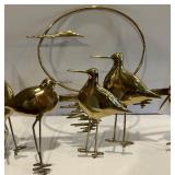 Vintage Bijan Brass Coastal Sandpiper Bird Wall Art Sculpture Vintage Bijan Brass Coastal Sandpiper Bird Wall Art Sculpture