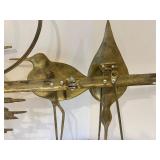 Vintage Bijan Brass Coastal Sandpiper Bird Wall Art Sculpture Vintage Bijan Brass Coastal Sandpiper Bird Wall Art Sculpture