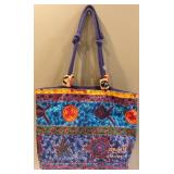 Set of 3 Stylish Tote and Duffle Bags including Laura Ashley Set of 3 Stylish Tote and Duffle Bags including Laura Ashley