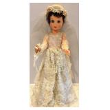 Set of 3 Vintage Bride Dolls in Lace Wedding Attire Set of 3 Vintage Bride Dolls in Lace Wedding Attire