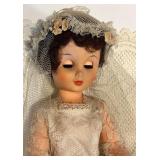 Set of 3 Vintage Bride Dolls in Lace Wedding Attire Set of 3 Vintage Bride Dolls in Lace Wedding Attire