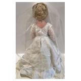 Set of 3 Vintage Bride Dolls in Lace Wedding Attire Set of 3 Vintage Bride Dolls in Lace Wedding Attire