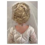 Set of 3 Vintage Bride Dolls in Lace Wedding Attire Set of 3 Vintage Bride Dolls in Lace Wedding Attire