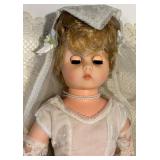 Set of 3 Vintage Bride Dolls in Lace Wedding Attire Set of 3 Vintage Bride Dolls in Lace Wedding Attire