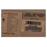 Used Danby Compact Refrigerator in White Model DAR192W Used Danby Compact Refrigerator in White Model DAR192W