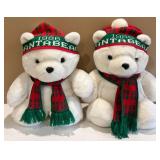 Set of 4 Santabear Plush Toys - 1986 Collector Set of 4 Santabear Plush Toys - 1986 Collector