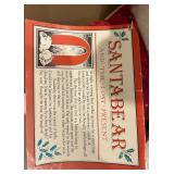 Set of 4 Santabear Plush Toys - 1986 Collector Set of 4 Santabear Plush Toys - 1986 Collector