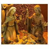 Vintage Nativity Scene with Figurines and Stable Vintage Nativity Scene with Figurines and Stable