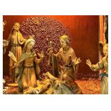 Vintage Nativity Scene with Figurines and Stable Vintage Nativity Scene with Figurines and Stable