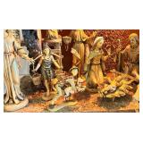 Vintage Nativity Scene with Figurines and Stable Vintage Nativity Scene with Figurines and Stable