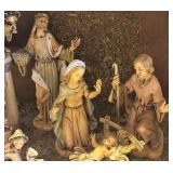Vintage Nativity Scene with Figurines and Stable Vintage Nativity Scene with Figurines and Stable