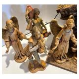 Vintage Nativity Scene with Figurines and Stable Vintage Nativity Scene with Figurines and Stable