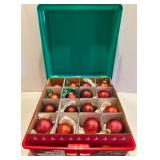 Christmas Ornament Storage Box with Assorted Holiday Ornaments Christmas Ornament Storage Box with Assorted Holiday Ornaments