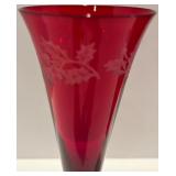 Set of 12 Holiday Gems Ruby Toasting Flutes in original boxes Set of 12 Holiday Gems Ruby Toasting Flutes in original boxes