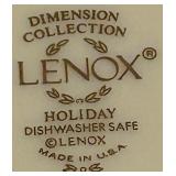 Lenox Holiday Dimension Collection Porcelain Dish Set Lenox Holiday Dimension Collection Porcelain Dish Set