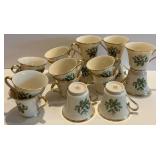 Lenox Holiday China Set with Holly Pattern - 21 Pieces Lenox Holiday China Set with Holly Pattern - 21 Pieces