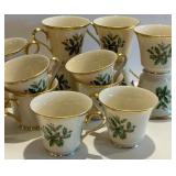 Lenox Holiday China Set with Holly Pattern - 21 Pieces Lenox Holiday China Set with Holly Pattern - 21 Pieces