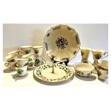 Lenox Holiday China Set with Holly Pattern - 21 Pieces Lenox Holiday China Set with Holly Pattern - 21 Pieces
