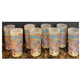 Set of 8 Minnesota Themed Frosted Glass Tumblers by Catstudio Set of 8 Minnesota Themed Frosted Glass Tumblers by Catstudio
