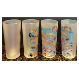 Set of 8 Minnesota Themed Frosted Glass Tumblers by Catstudio Set of 8 Minnesota Themed Frosted Glass Tumblers by Catstudio