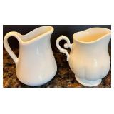 Collection of 22 Mix and Match Vintage White Porcelain Dinnerware and Serveware Collection of 22 Mix and Match Vintage White Porcelain Dinnerware and Serveware