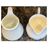 Collection of 22 Mix and Match Vintage White Porcelain Dinnerware and Serveware Collection of 22 Mix and Match Vintage White Porcelain Dinnerware and Serveware