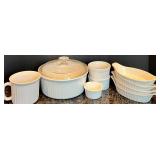 CorningWare French White Collection - 10 Piece Set with Casserole, Mugs, and Baking Dishes CorningWare French White Collection - 10 Piece Set with Casserole, Mugs, and Baking Dishes