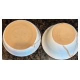 Artisan 7 Piece Stoneware Bowls and Plates - Handcrafted Designs Artisan 7 Piece Stoneware Bowls and Plates - Handcrafted Designs