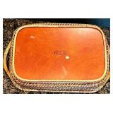 Smirly Brand Bamboo Cheese Board with Knife Set and Rattan Baskets Smirly Brand Bamboo Cheese Board with Knife Set and Rattan Baskets