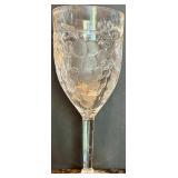 Numerous Set of Plastic Partywear Including Tumblers,  Wine Glasses and Appetizer Trays including Pier 1 Numerous Set of Plastic Partywear Including Tumblers,  Wine Glasses and Appetizer Trays including Pier 1