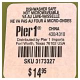 Numerous Set of Plastic Partywear Including Tumblers,  Wine Glasses and Appetizer Trays including Pier 1 Numerous Set of Plastic Partywear Including Tumblers,  Wine Glasses and Appetizer Trays including Pier 1
