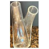 Set of 3 Elegant Crystal Vases in Assorted Designs Set of 3 Elegant Crystal Vases in Assorted Designs