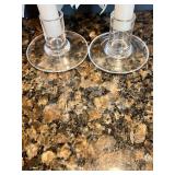 7 Piece Collection of Decorative Oil & Wax Candles with Glass Stands 7 Piece Collection of Decorative Oil & Wax Candles with Glass Stands