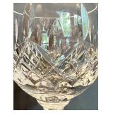 Set of 3 Waterford Crystal Goblets with Intricate Cut Design Set of 3 Waterford Crystal Goblets with Intricate Cut Design