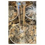 Set of 3 Waterford Crystal Goblets with Intricate Cut Design Set of 3 Waterford Crystal Goblets with Intricate Cut Design