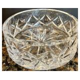 Waterford Cut Crystal Appetizer Serving Platter with Crystal Bowl, and Creamer Waterford Cut Crystal Appetizer Serving Platter with Crystal Bowl, and Creamer