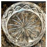 Waterford Cut Crystal Appetizer Serving Platter with Crystal Bowl, and Creamer Waterford Cut Crystal Appetizer Serving Platter with Crystal Bowl, and Creamer