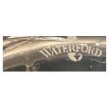 Waterford Cut Crystal Appetizer Serving Platter with Crystal Bowl, and Creamer Waterford Cut Crystal Appetizer Serving Platter with Crystal Bowl, and Creamer