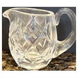 Waterford Cut Crystal Appetizer Serving Platter with Crystal Bowl, and Creamer Waterford Cut Crystal Appetizer Serving Platter with Crystal Bowl, and Creamer