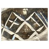 Waterford Cut Crystal Appetizer Serving Platter with Crystal Bowl, and Creamer Waterford Cut Crystal Appetizer Serving Platter with Crystal Bowl, and Creamer