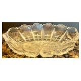 Collection of 12 Vintage Crystal Cut Glass Serving Bowls and Plates Collection of 12 Vintage Crystal Cut Glass Serving Bowls and Plates
