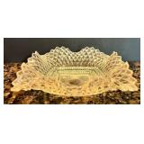 Collection of 12 Vintage Crystal Cut Glass Serving Bowls and Plates Collection of 12 Vintage Crystal Cut Glass Serving Bowls and Plates