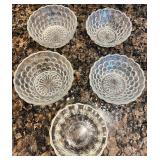 Collection of 12 Vintage Crystal Cut Glass Serving Bowls and Plates Collection of 12 Vintage Crystal Cut Glass Serving Bowls and Plates