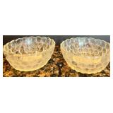 Collection of 12 Vintage Crystal Cut Glass Serving Bowls and Plates Collection of 12 Vintage Crystal Cut Glass Serving Bowls and Plates