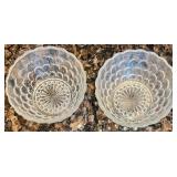 Collection of 12 Vintage Crystal Cut Glass Serving Bowls and Plates Collection of 12 Vintage Crystal Cut Glass Serving Bowls and Plates