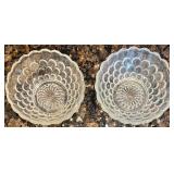 Collection of 12 Vintage Crystal Cut Glass Serving Bowls and Plates Collection of 12 Vintage Crystal Cut Glass Serving Bowls and Plates